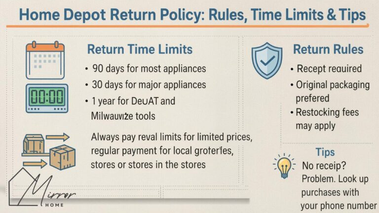 Home Depot Return policy