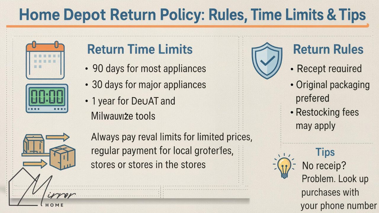 Home Depot Return policy