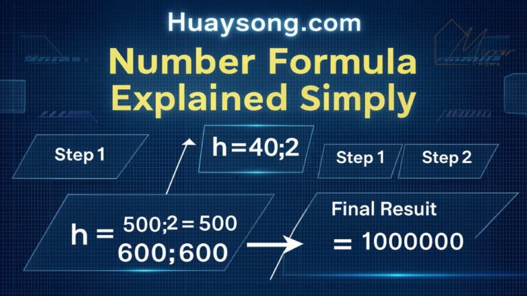 Huaysong.com Number Formula