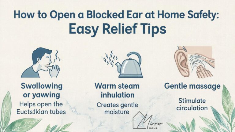 How to Open a Blocked Ear at Home