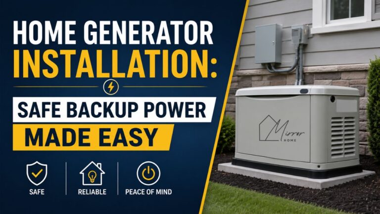 Home Generator Installation